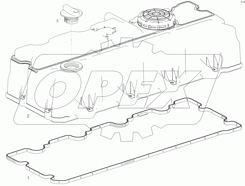  Крышка головки цилиндров 5340.1003260