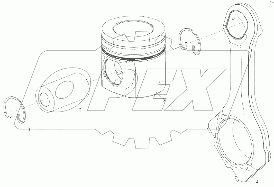  Установка поршневой группы 53404.1004007
