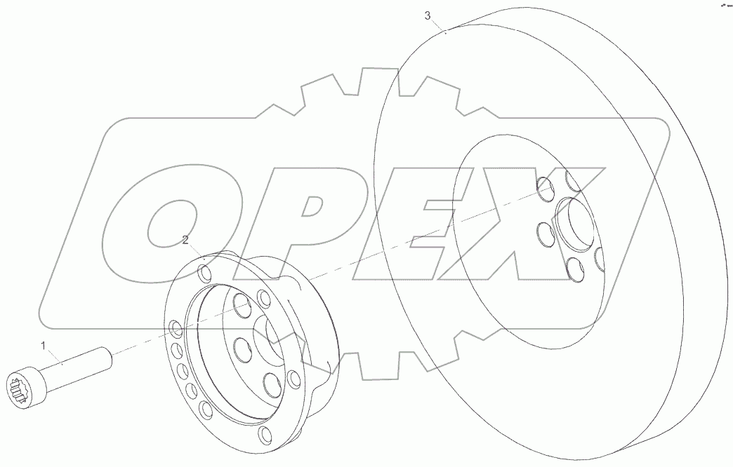  Установка гасителя коленчатого вала 536.1005050
