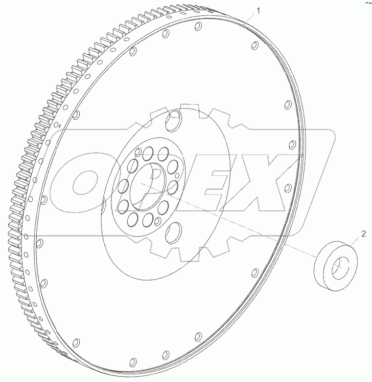  Маховик в сборе 5340.1005115