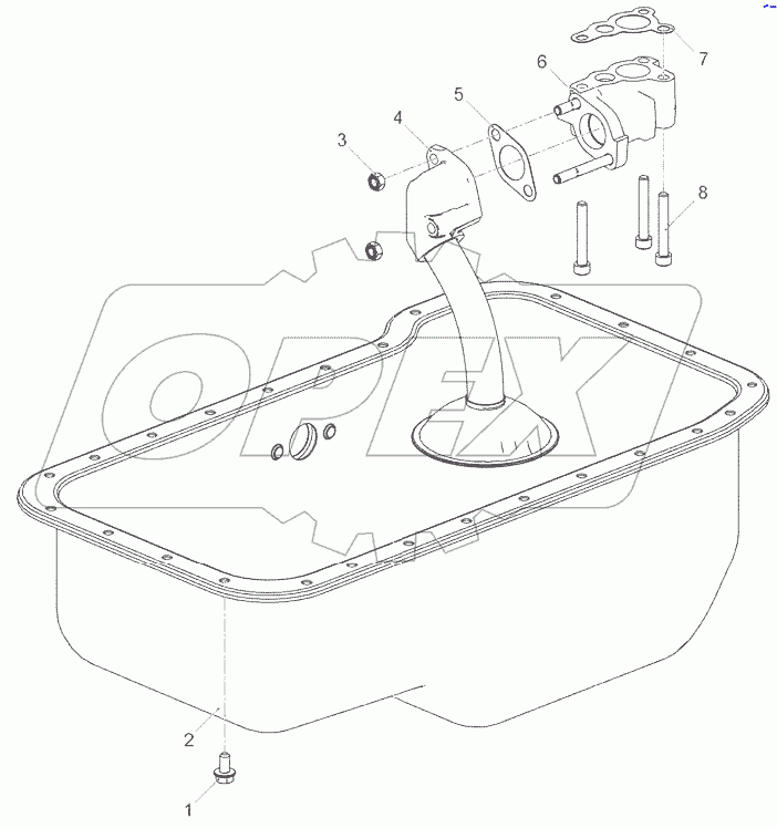  Установка картера масляного 5341.1009005