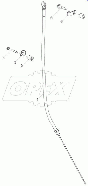  Установка указателя уровня масла 53404.1009045