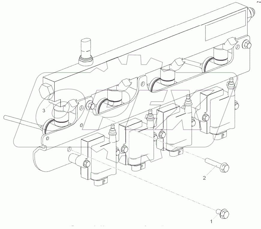  Установка газоподающей системы 53404.1112290