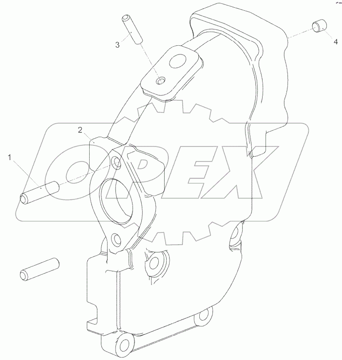  Патрубок впускной 53404.1115012