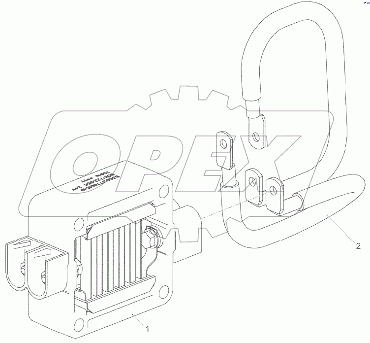  Подогреватель предпусковое с проводами 53404.3770010