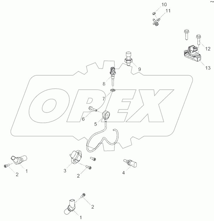  Установка датчиков 53404.1130005