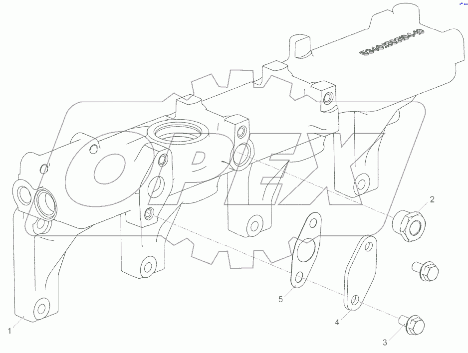  Труба распределительная 53404.1303100