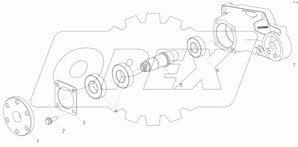  Привод вентилятора 5343.1308011