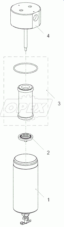 Фильтр газовый низкого давления FFC110YMZ01, 53444.4411012