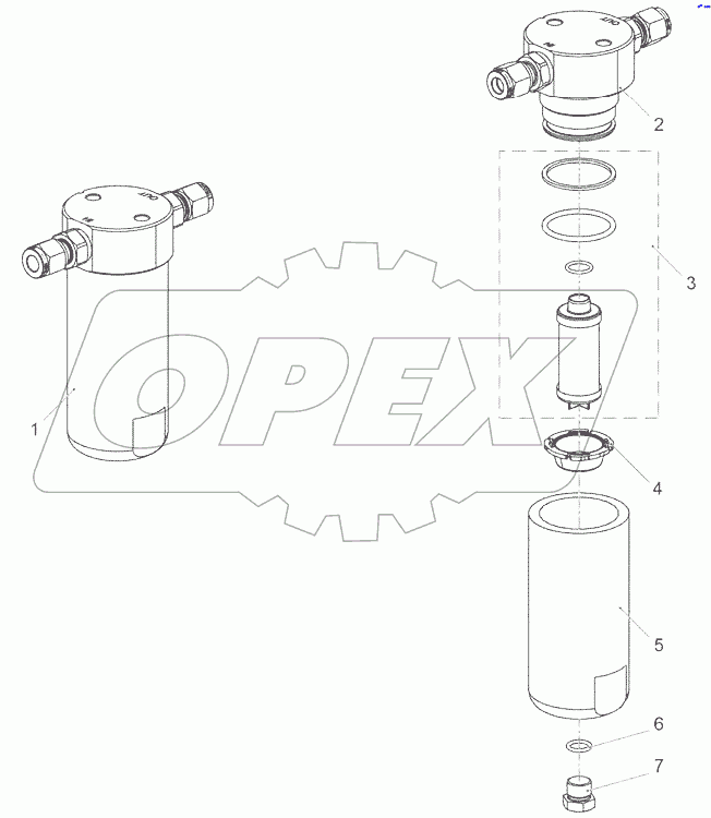  Фильтр газовый высокого давления 53404.4411510