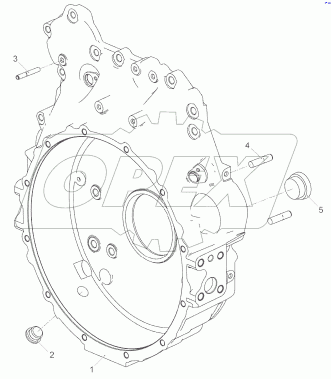  Картер маховика 5340.1002310-10