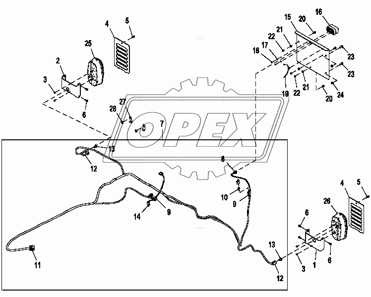 Задние габаритные фонари (234970-)