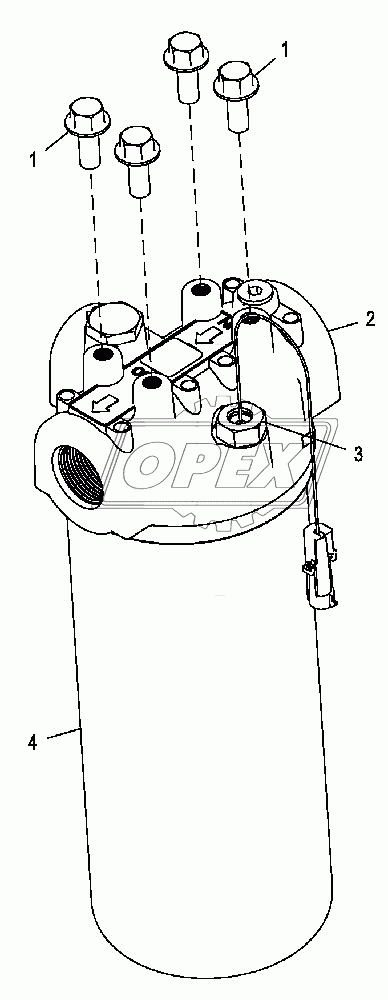 Фильтр гидравлического масла (-289785)