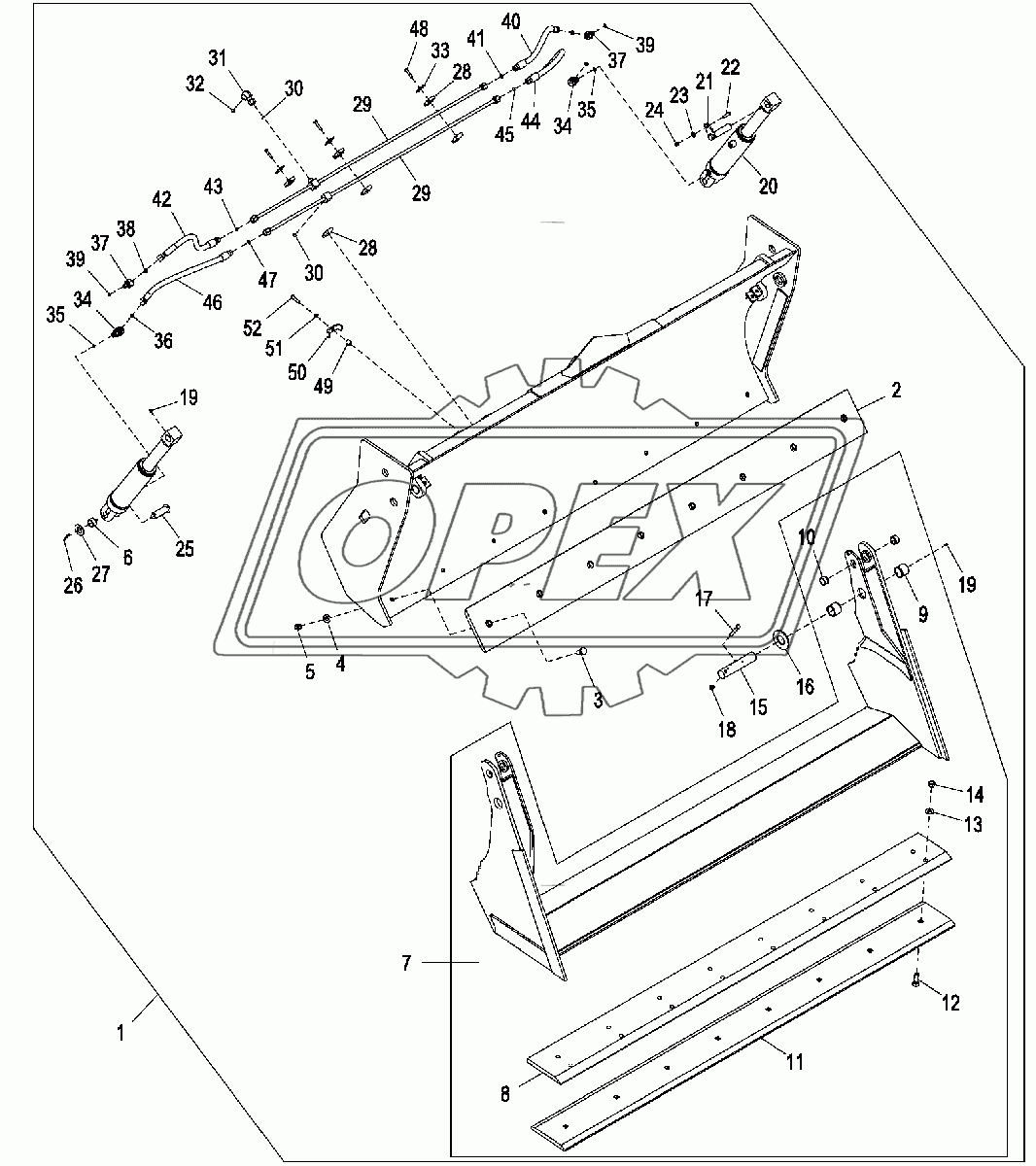 Универсальный ковш с муфтой, 1,0 м3