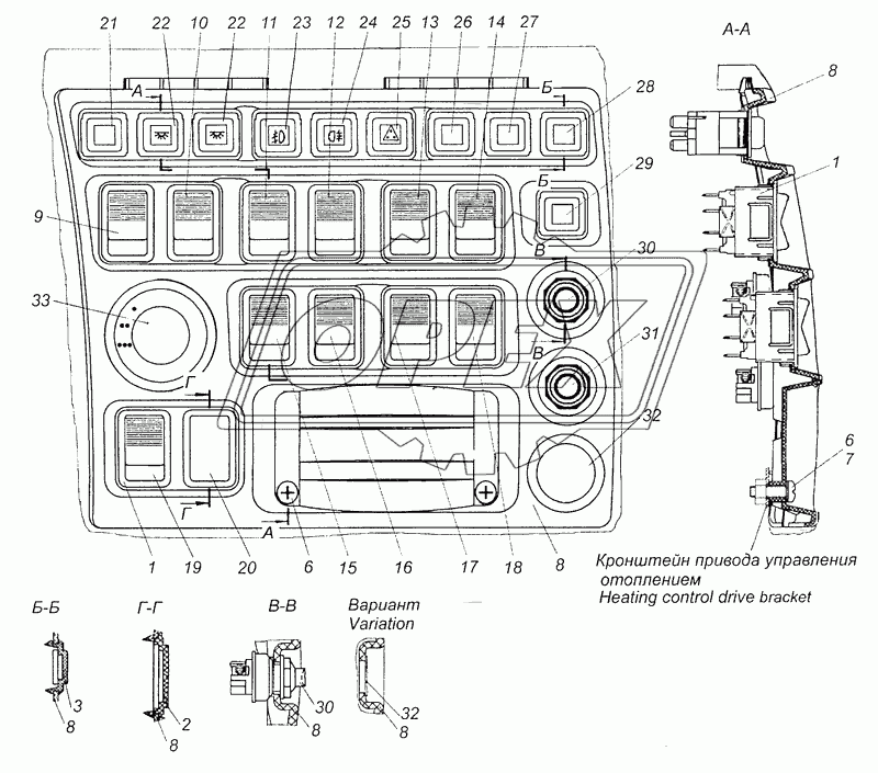 4308-3710001-40 Установка выключателей