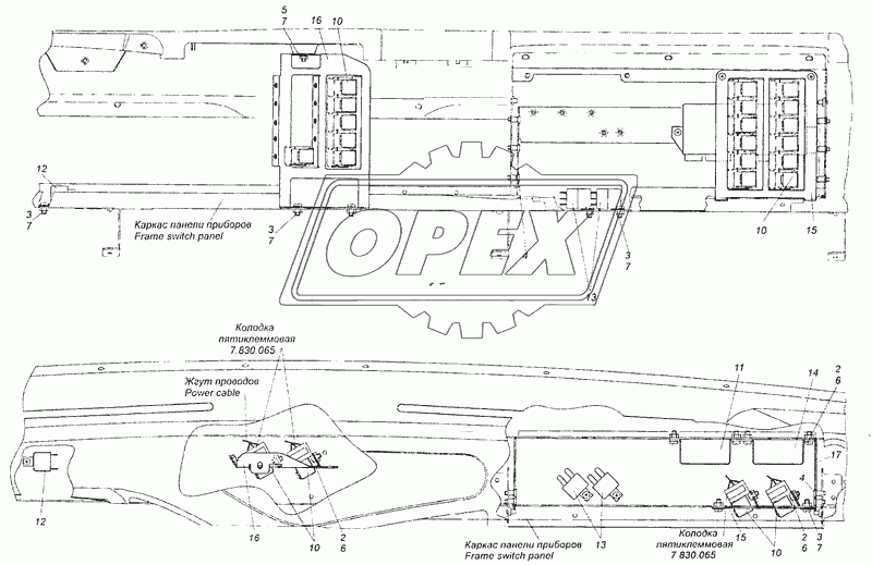 4308-3747001-50 Установка реле