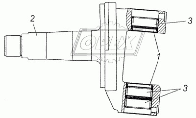 4308-3001012 Кулак поворотный