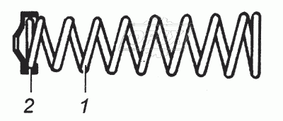 Пружина главного цилиндра управления сцеплением 5320-1602518