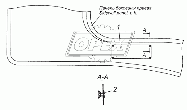 Установка заводской таблички 5320-3904001