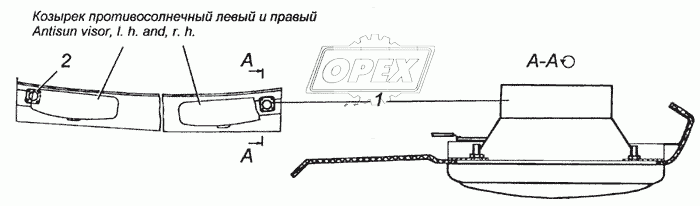 Установка громкоговорителей 53215-7909001