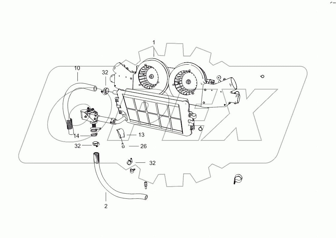  5308-8100005 Установка системы отопления