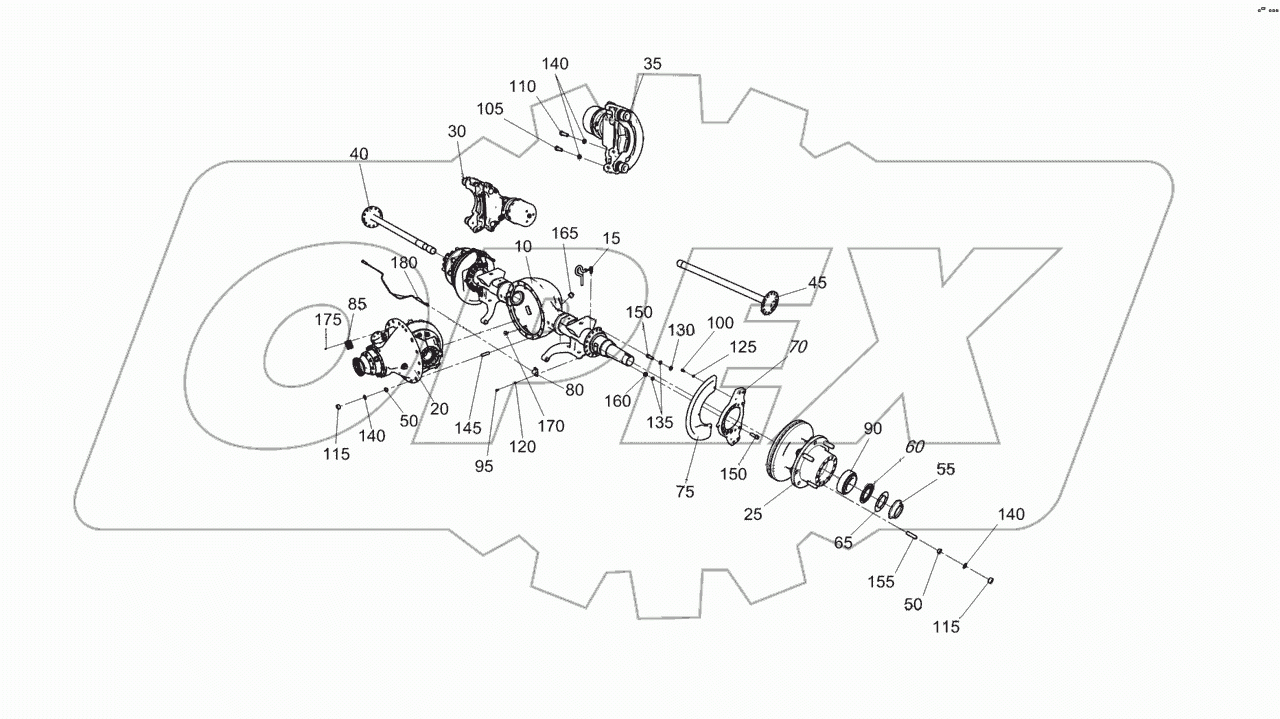  43081-2400055-30 Мост задний
