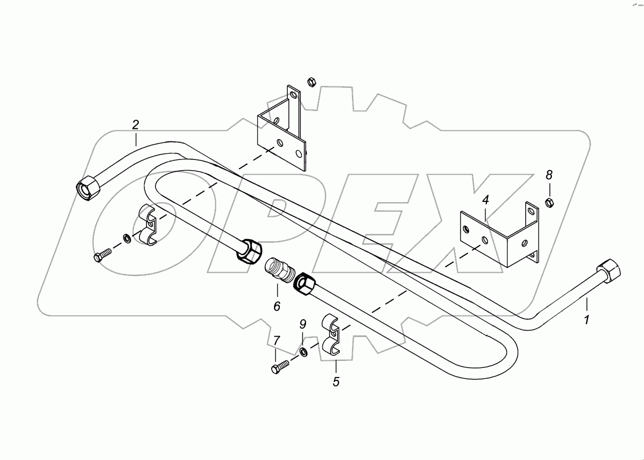  4308-3506180 Установка охладителя