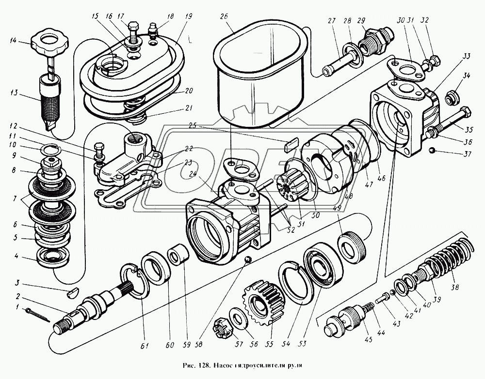 Насос гидроусилителя руля