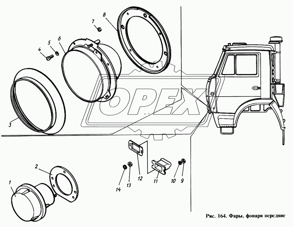 Фары, фонари передние