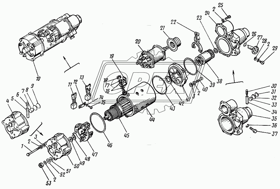 Стартер 740.3708000