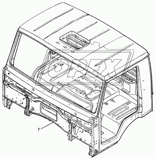 Кабина (сварка) 4310-5000020