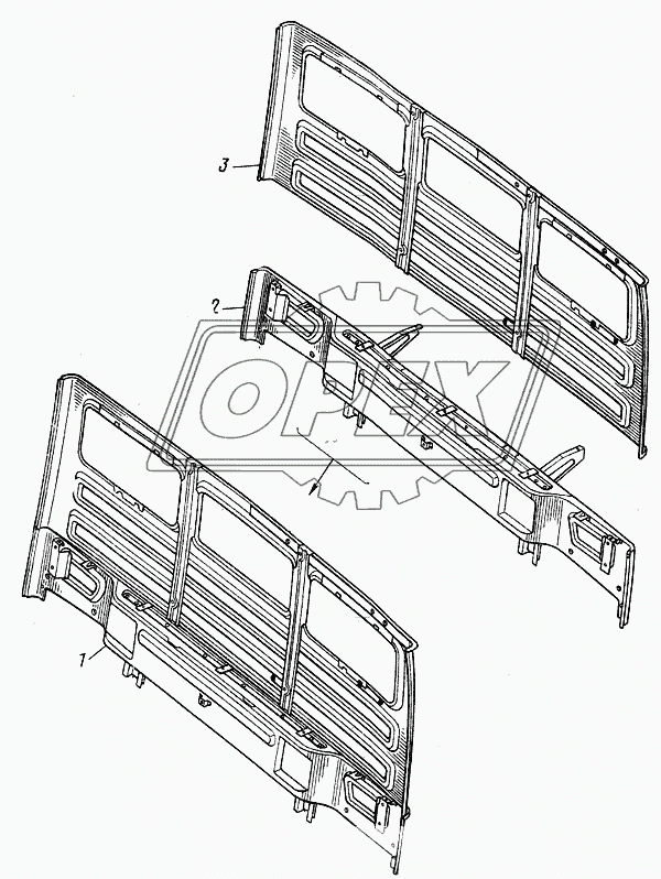 Задок кабины 5320-5600010