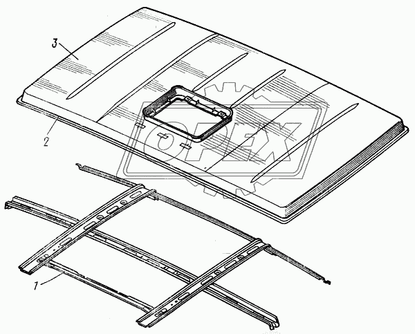 Крыша кабины 5320-5700020