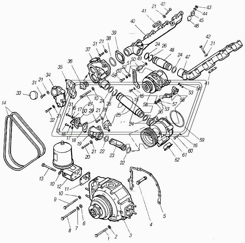 Система охлаждения двигателя