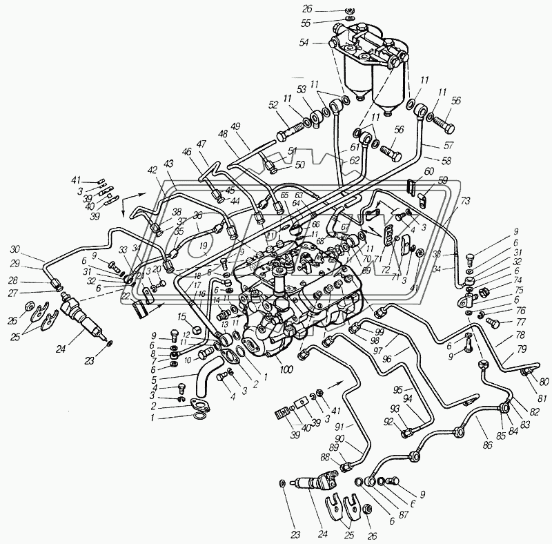 Система питания двигателя