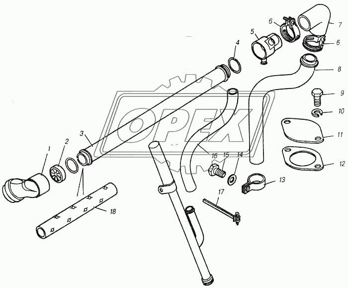 Вентиляция картера двигателя