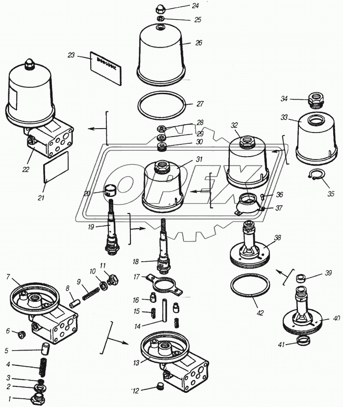 Фильтр центробежный очистки масла