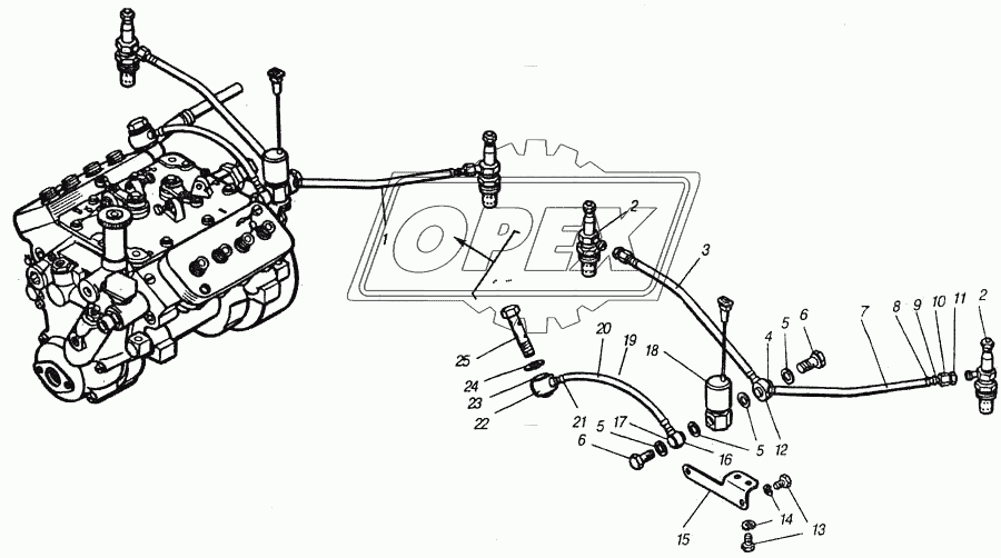 Установка электромагнитного клапана