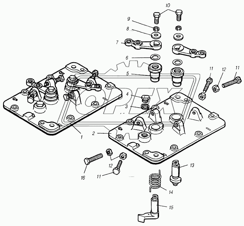 Крышка регулятора верхняя