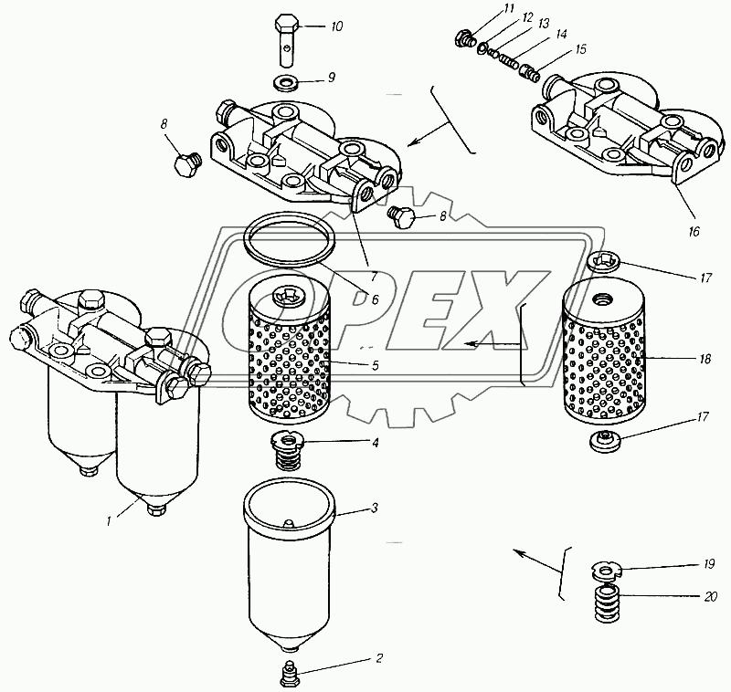 Фильтр тонкой очистки топлива