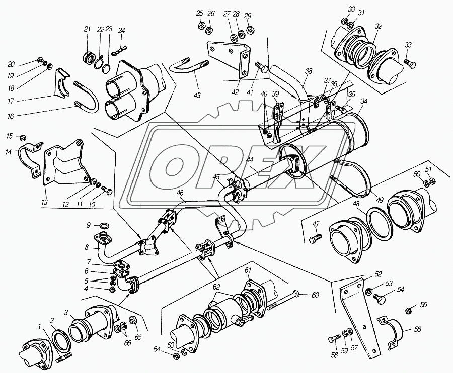 Глушитель выхлопа