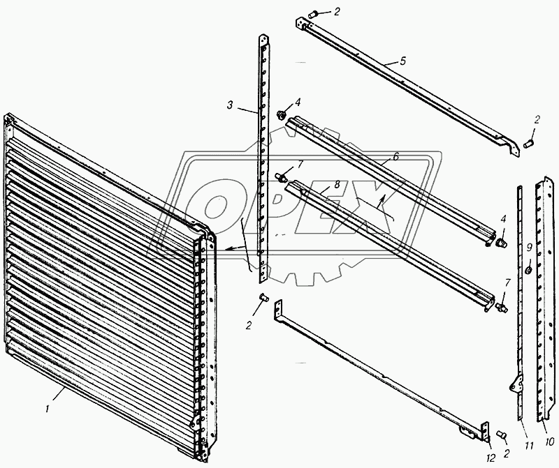 Жалюзи радиатора