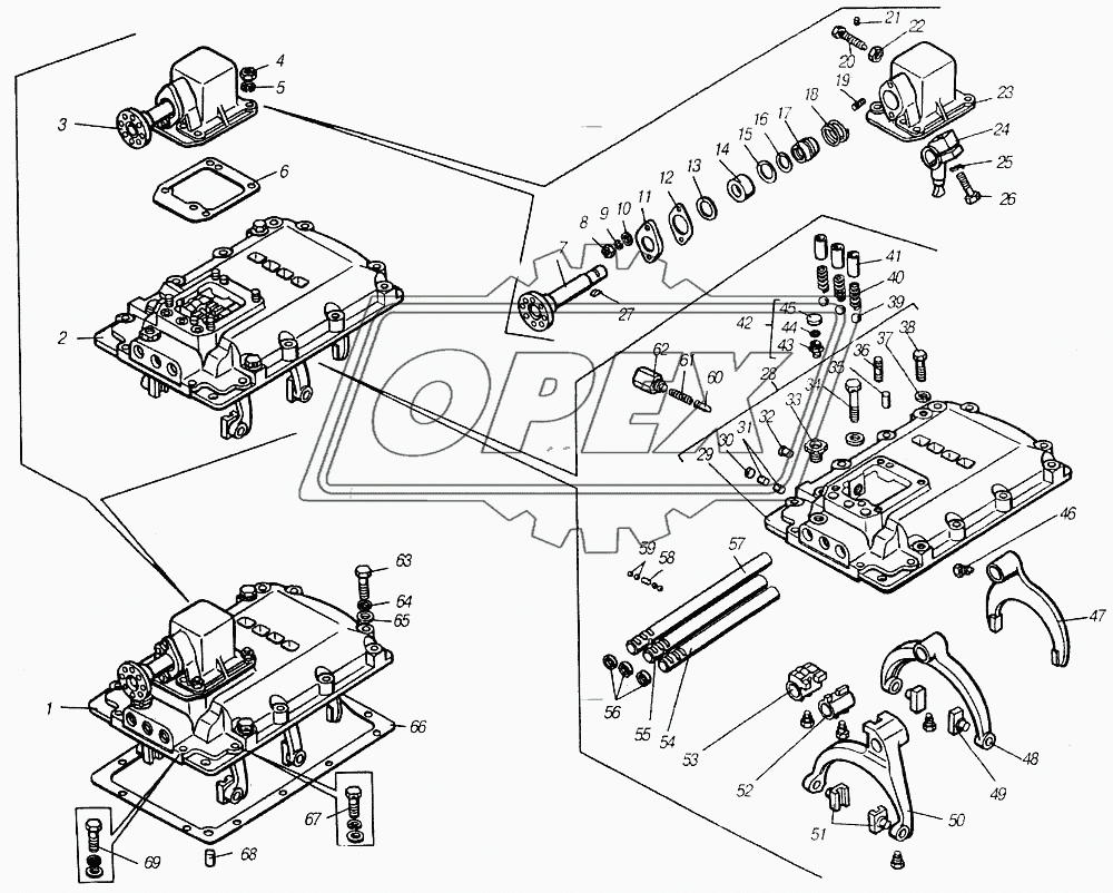 Механизм переключения передач