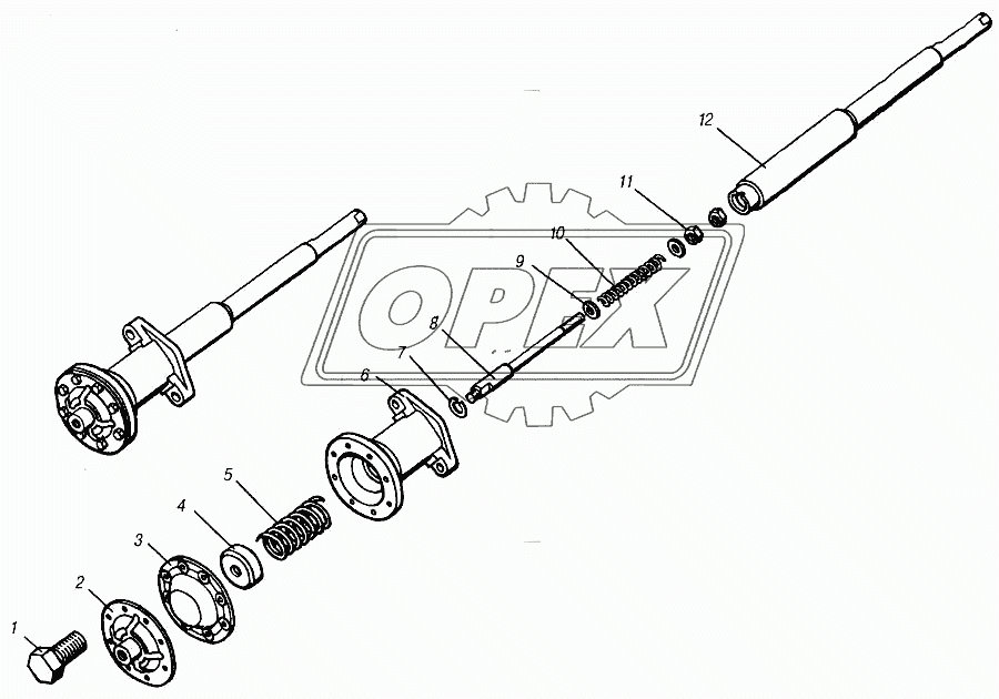 Механизм включения высшей передачи раздаточной коробки