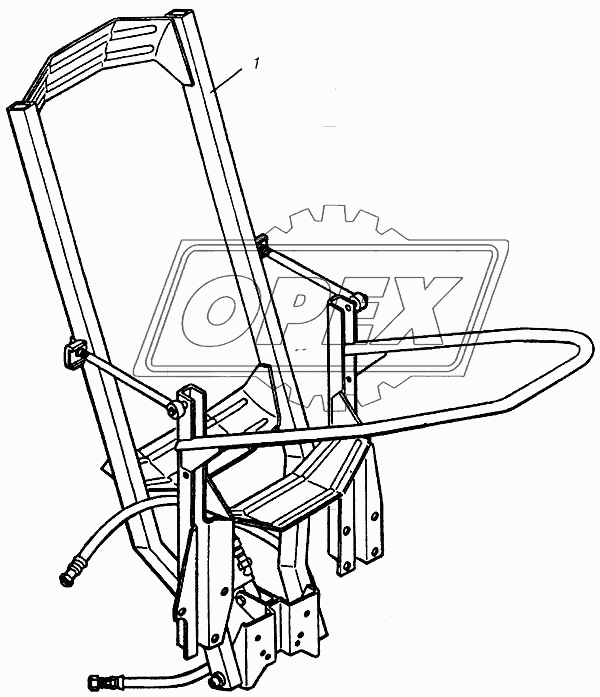 Установка держателя запасного колеса