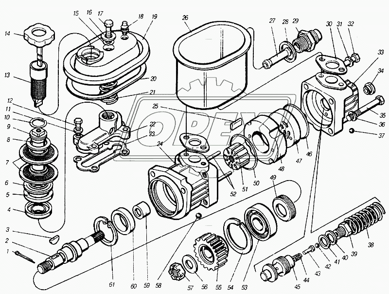 Насос гидроусилителя руля
