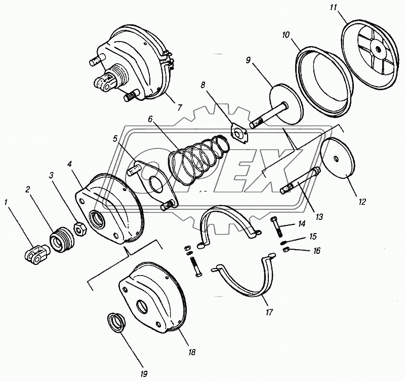 Камера тормозная (тип 24)