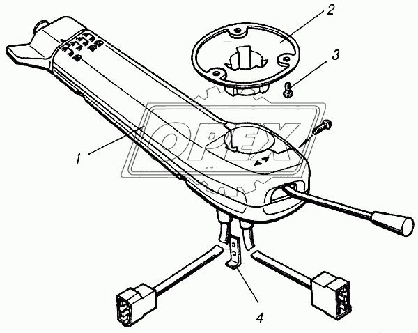 Переключатель комбинированный в сборе