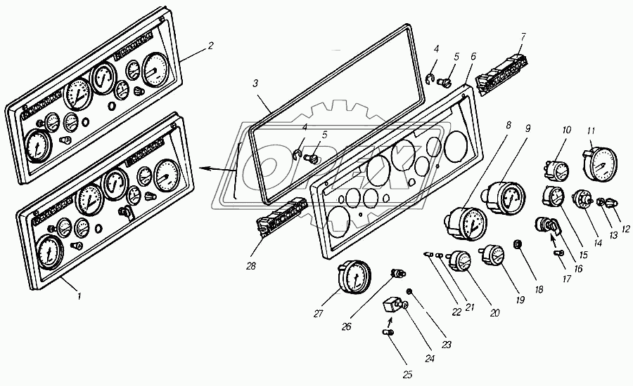 Щиток приборов