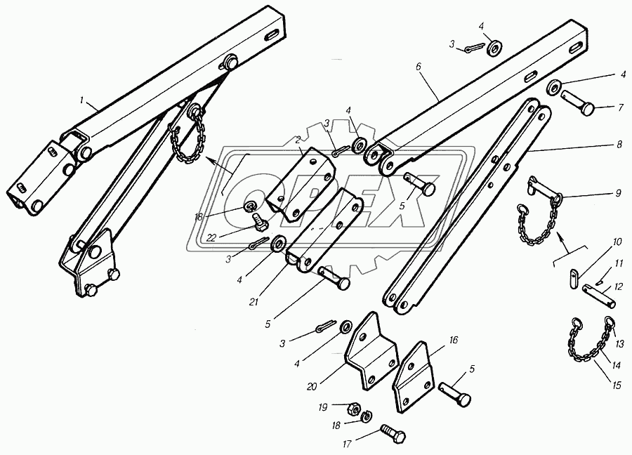 Установка ограничителя подъема кабины